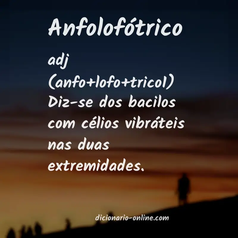 Significado de anfolofótrico