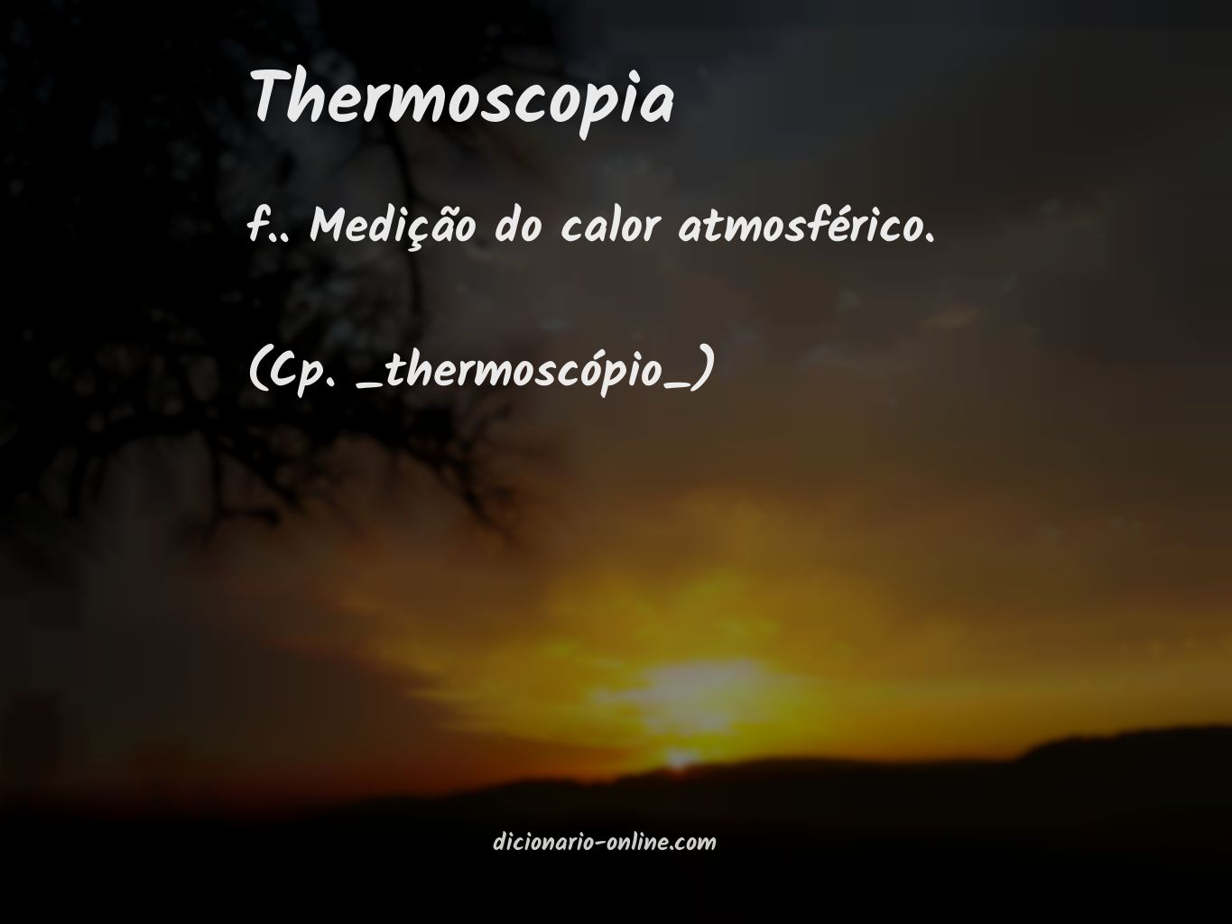 Significado de thermoscopia