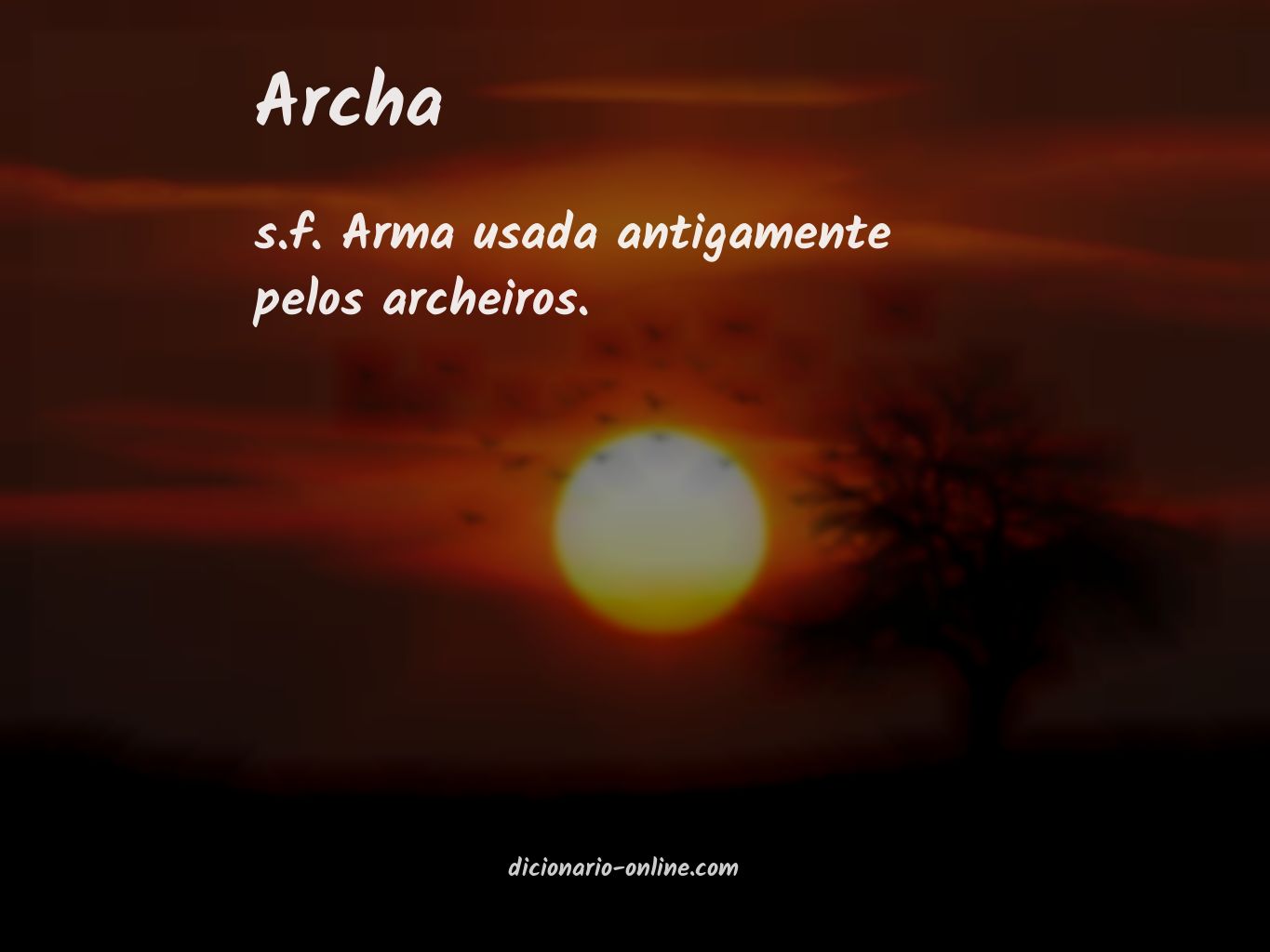 Significado de archa