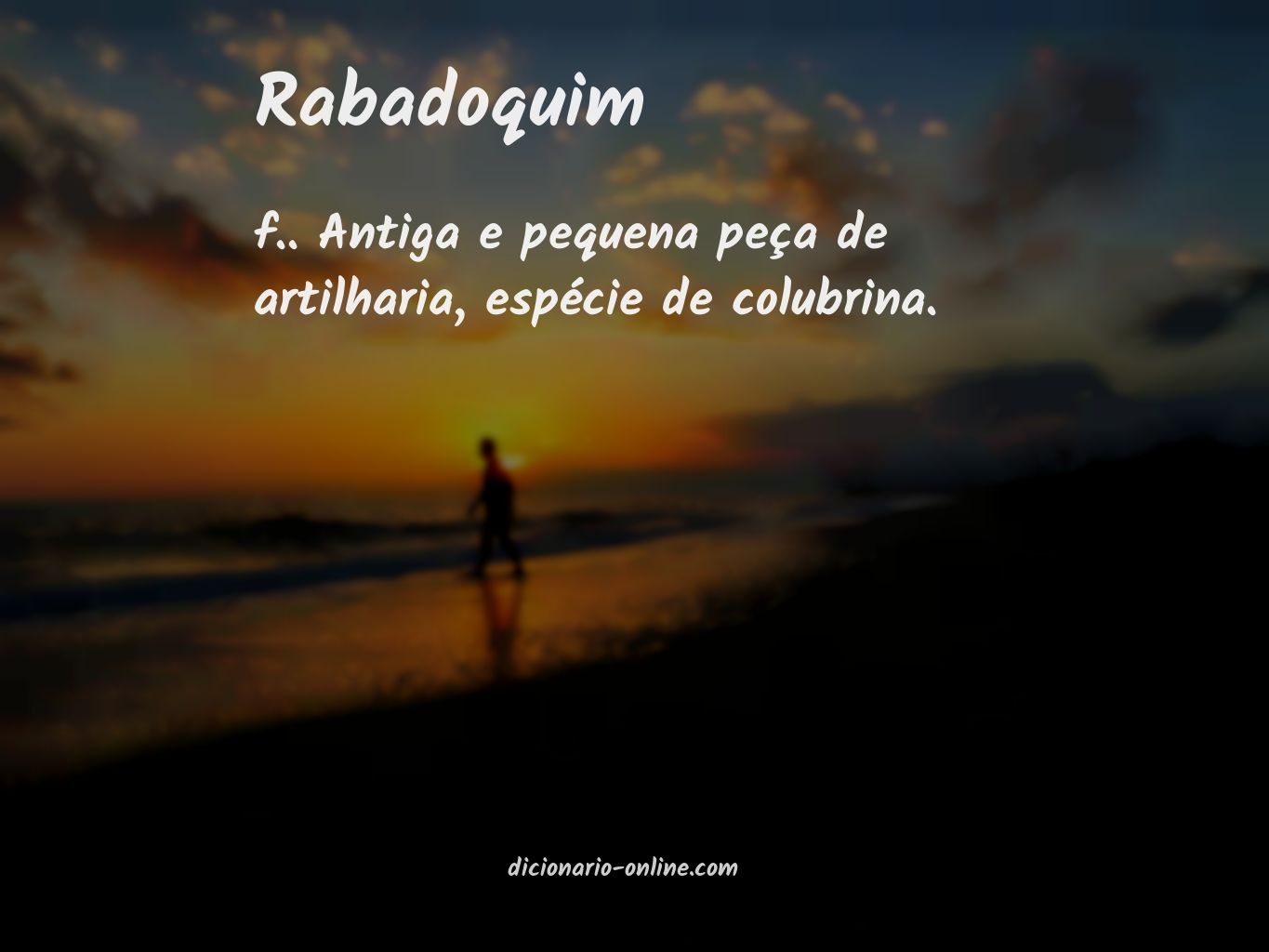 Significado de rabadoquim