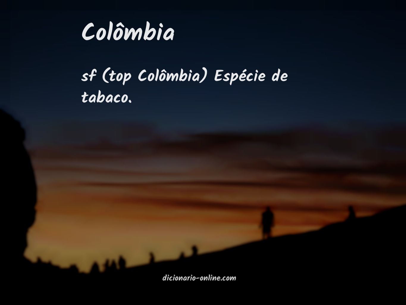 Significado de colômbia