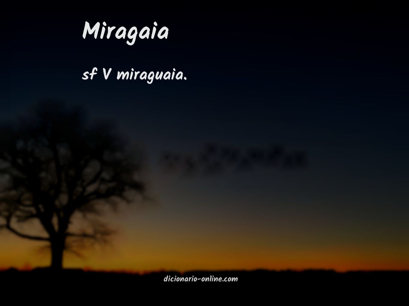 Significado de miragaia