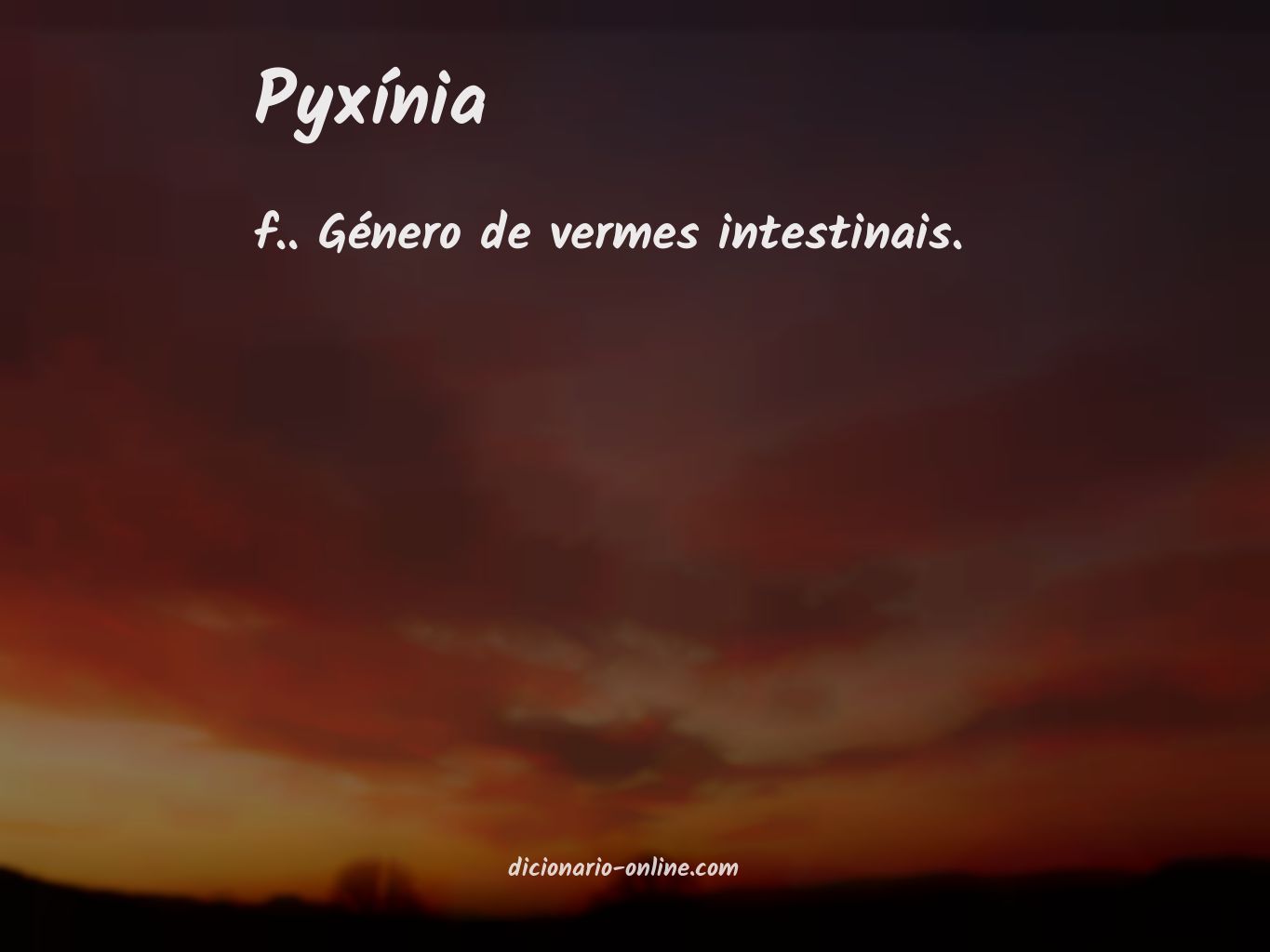 Significado de pyxínia