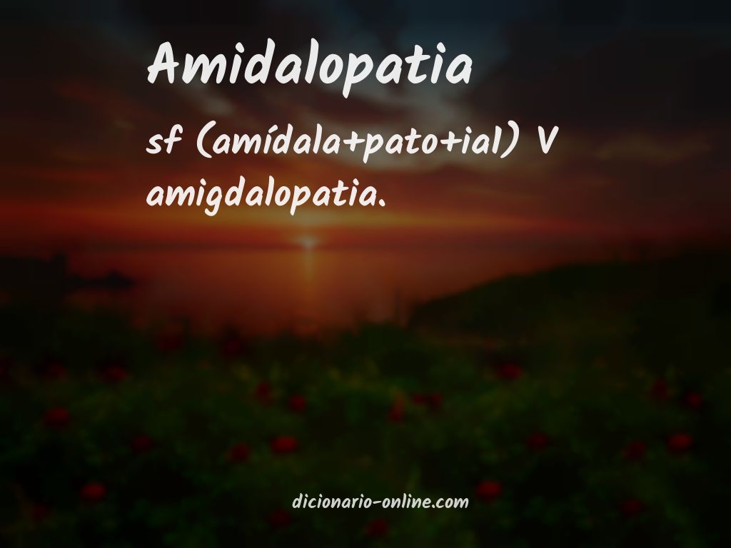 Significado de amidalopatia