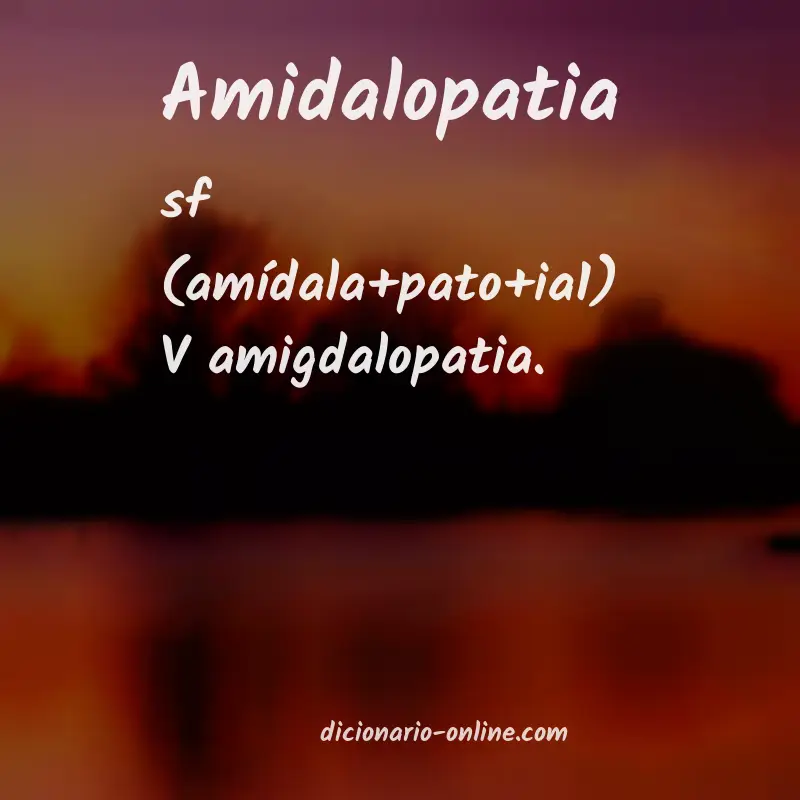 Significado de amidalopatia