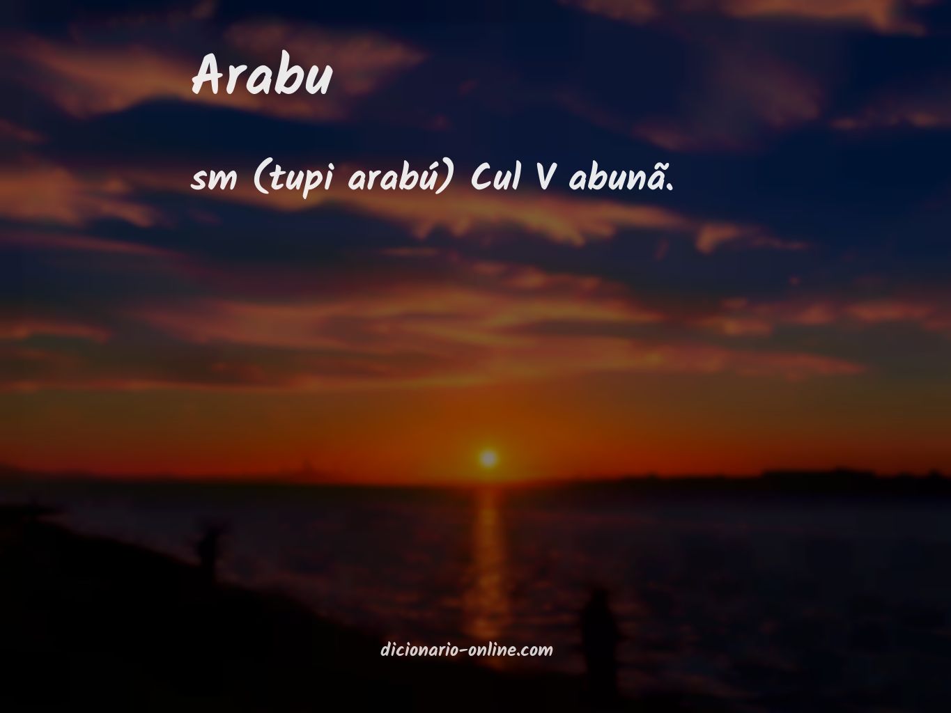 Significado de arabu