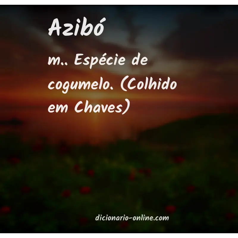 Significado de azibó