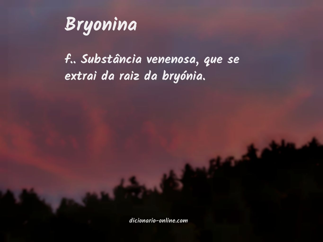 Significado de bryonina