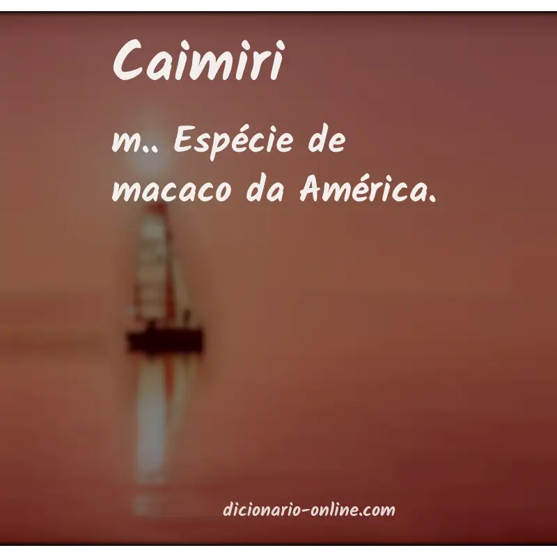 Significado de caimiri