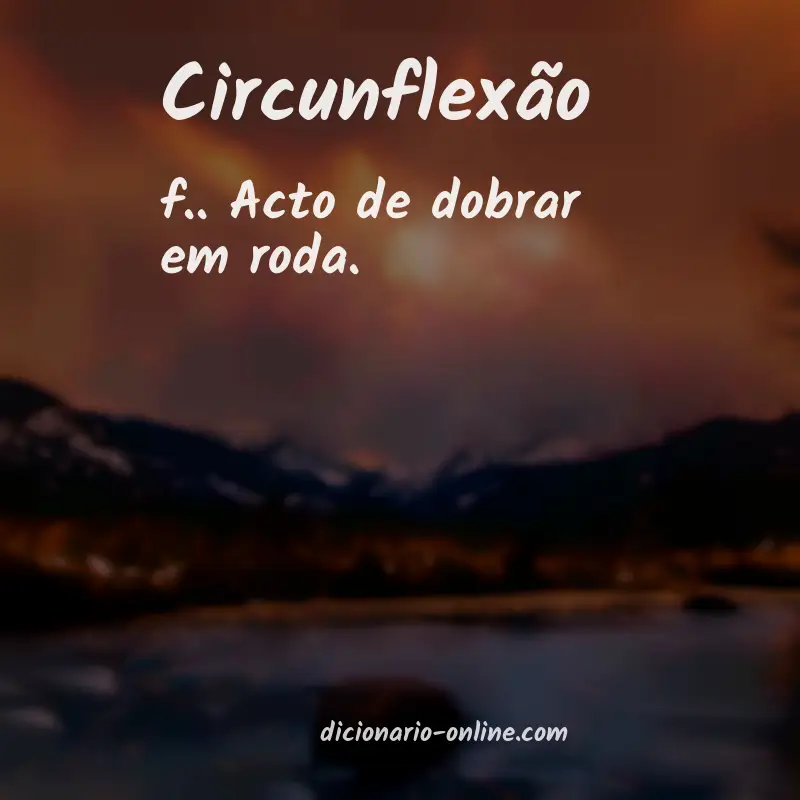 Significado de circunflexão