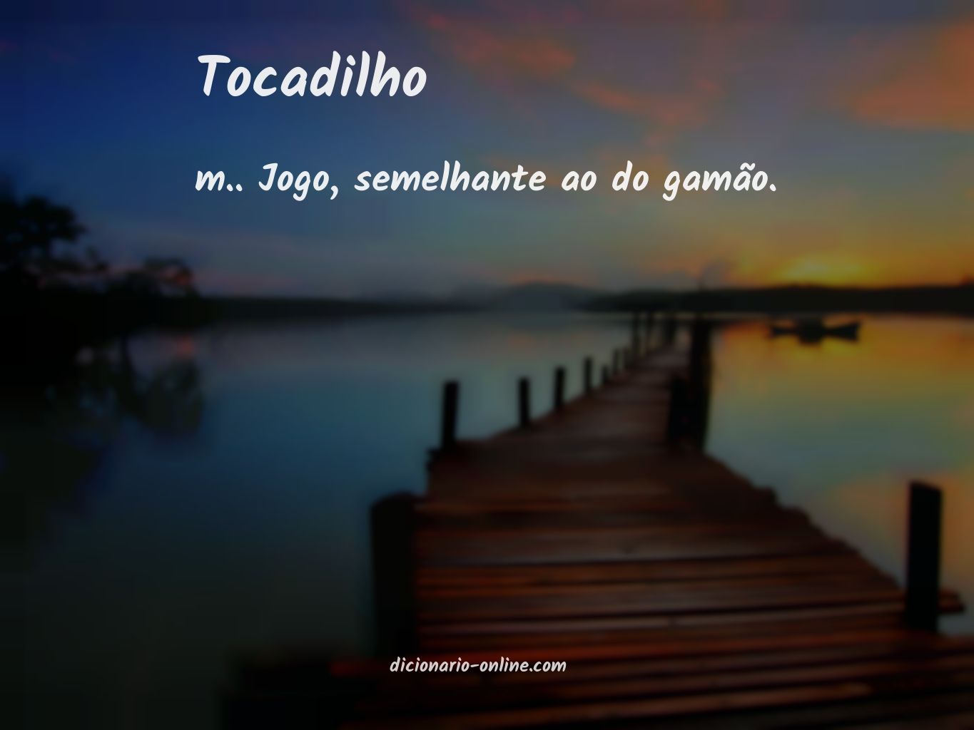 Significado de tocadilho