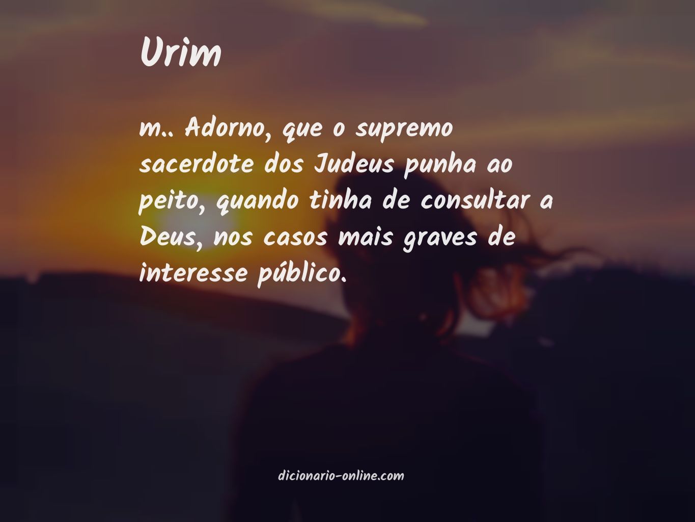 Significado de urim