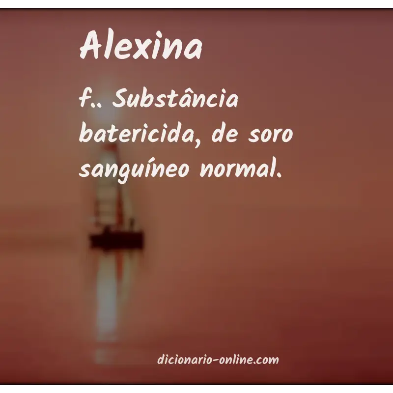 Significado de alexina