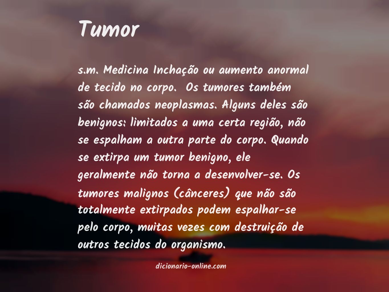 Significado de tumor