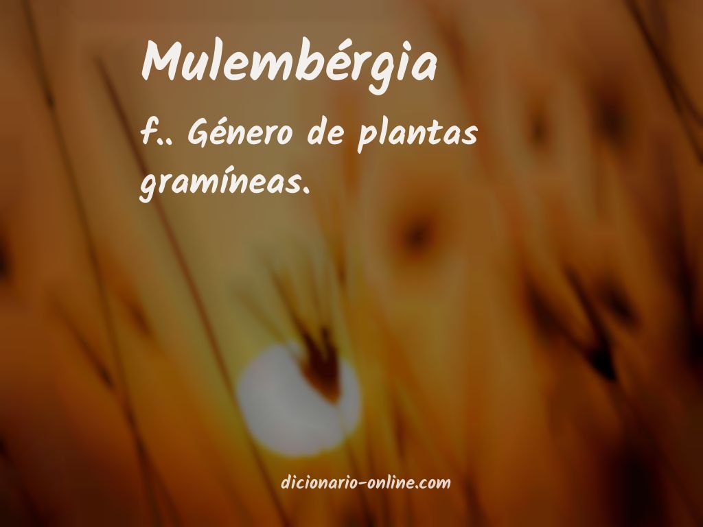 Significado de mulembérgia