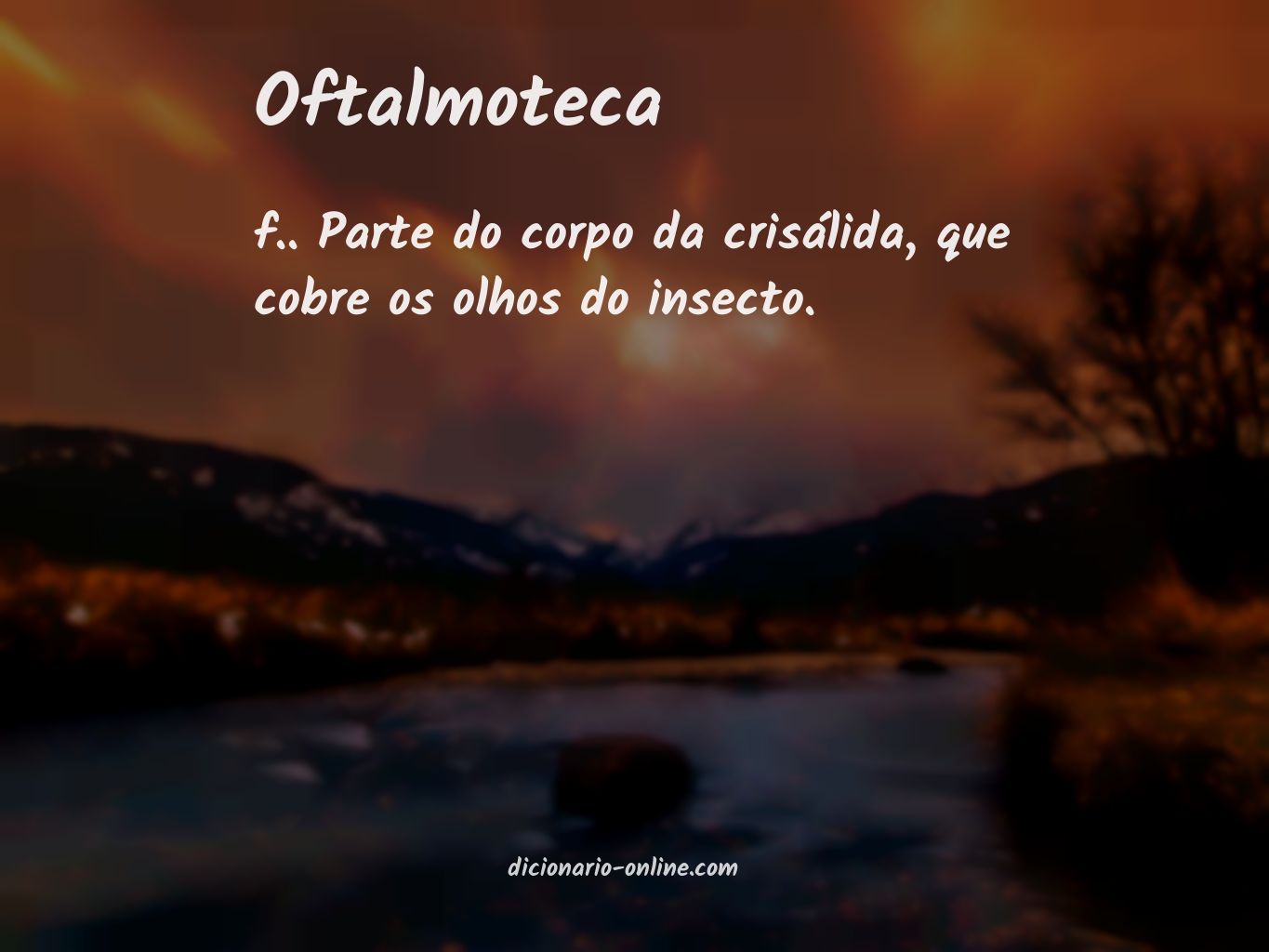 Significado de oftalmoteca