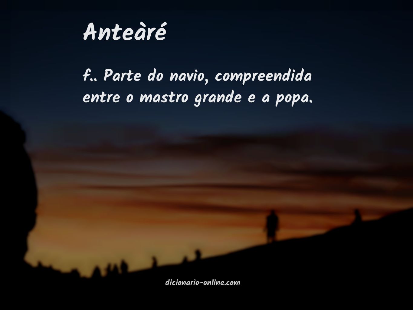 Significado de anteàré