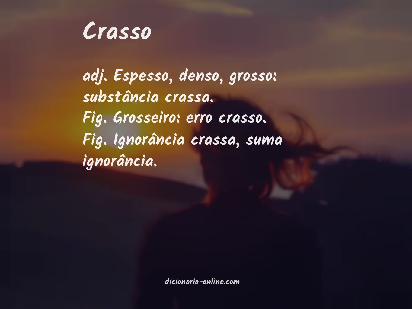 Significado de crasso