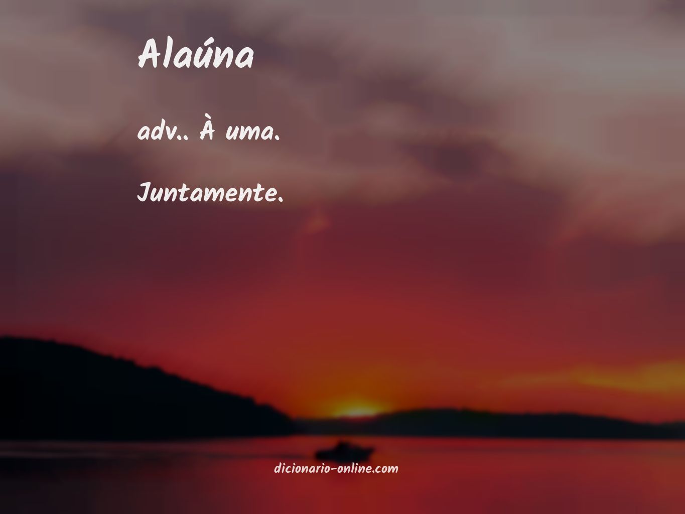 Significado de alaúna