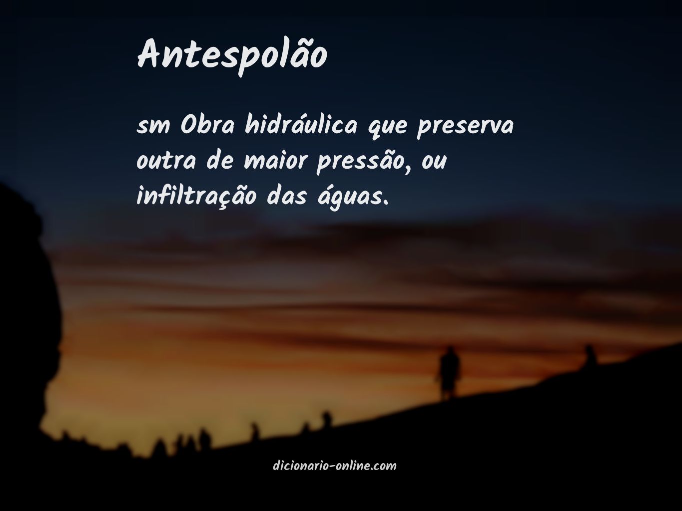 Significado de antespolão