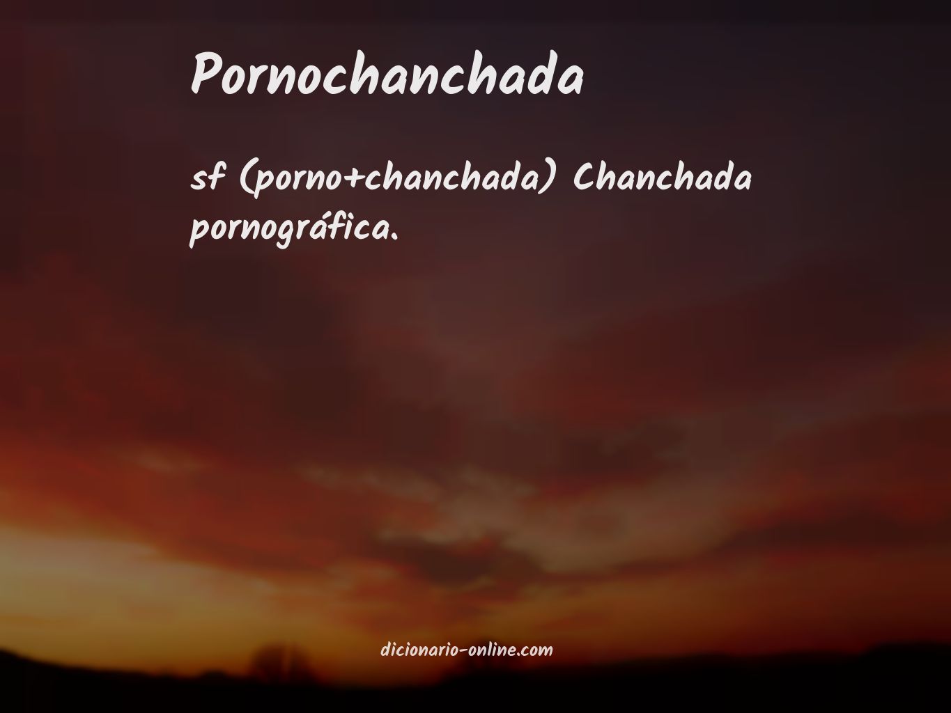 Significado de pornochanchada