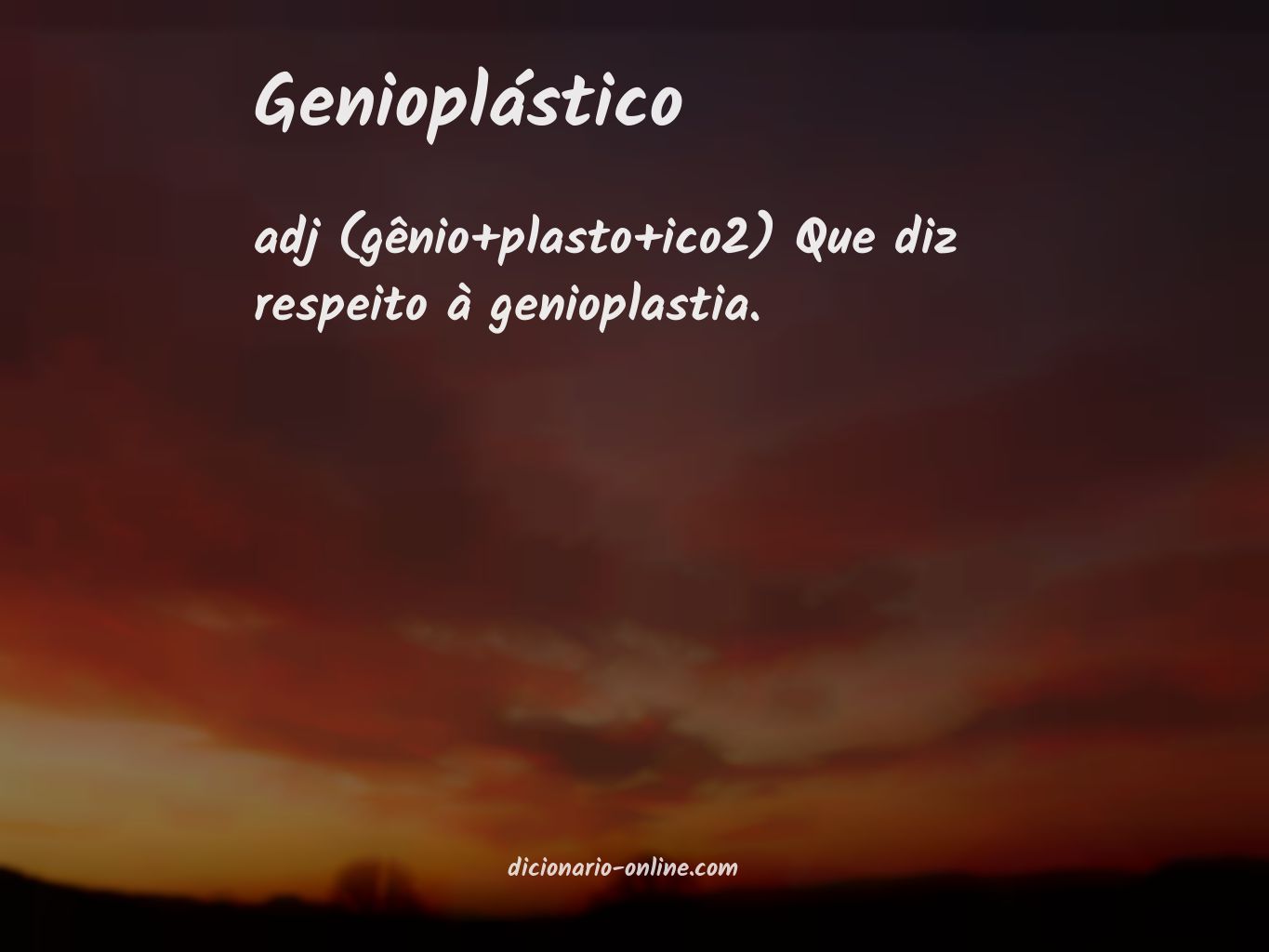 Significado de genioplástico