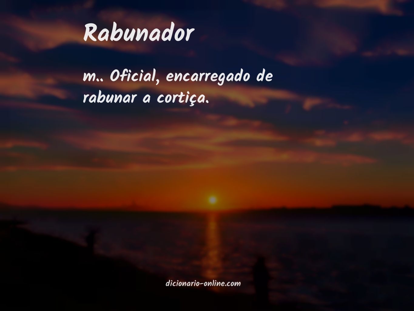 Significado de rabunador