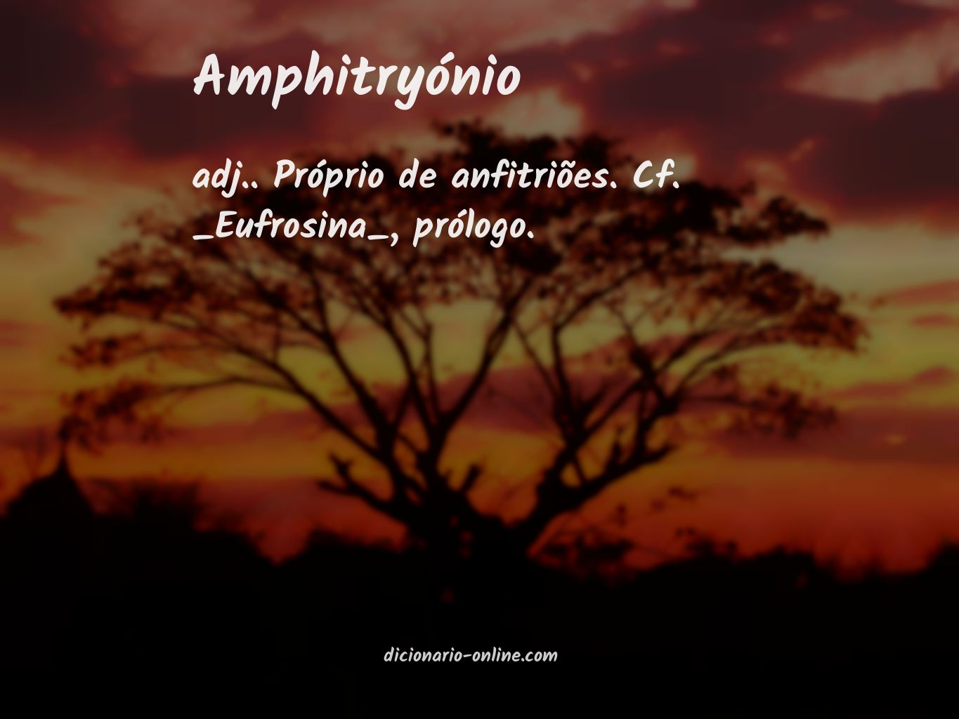 Significado de amphitryónio