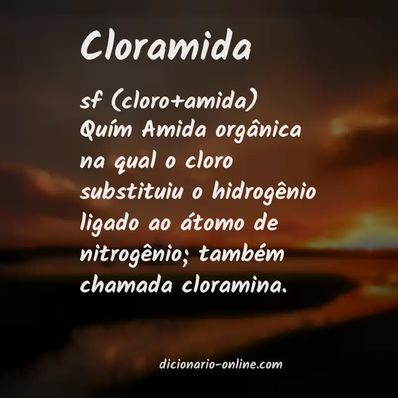 Significado de cloramida