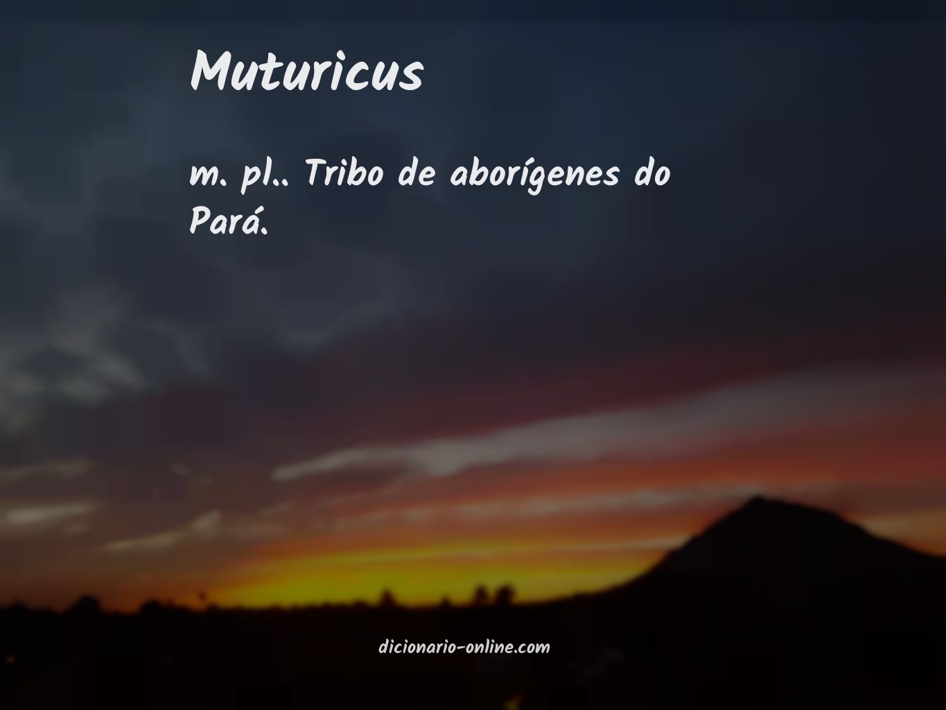 Significado de muturicus