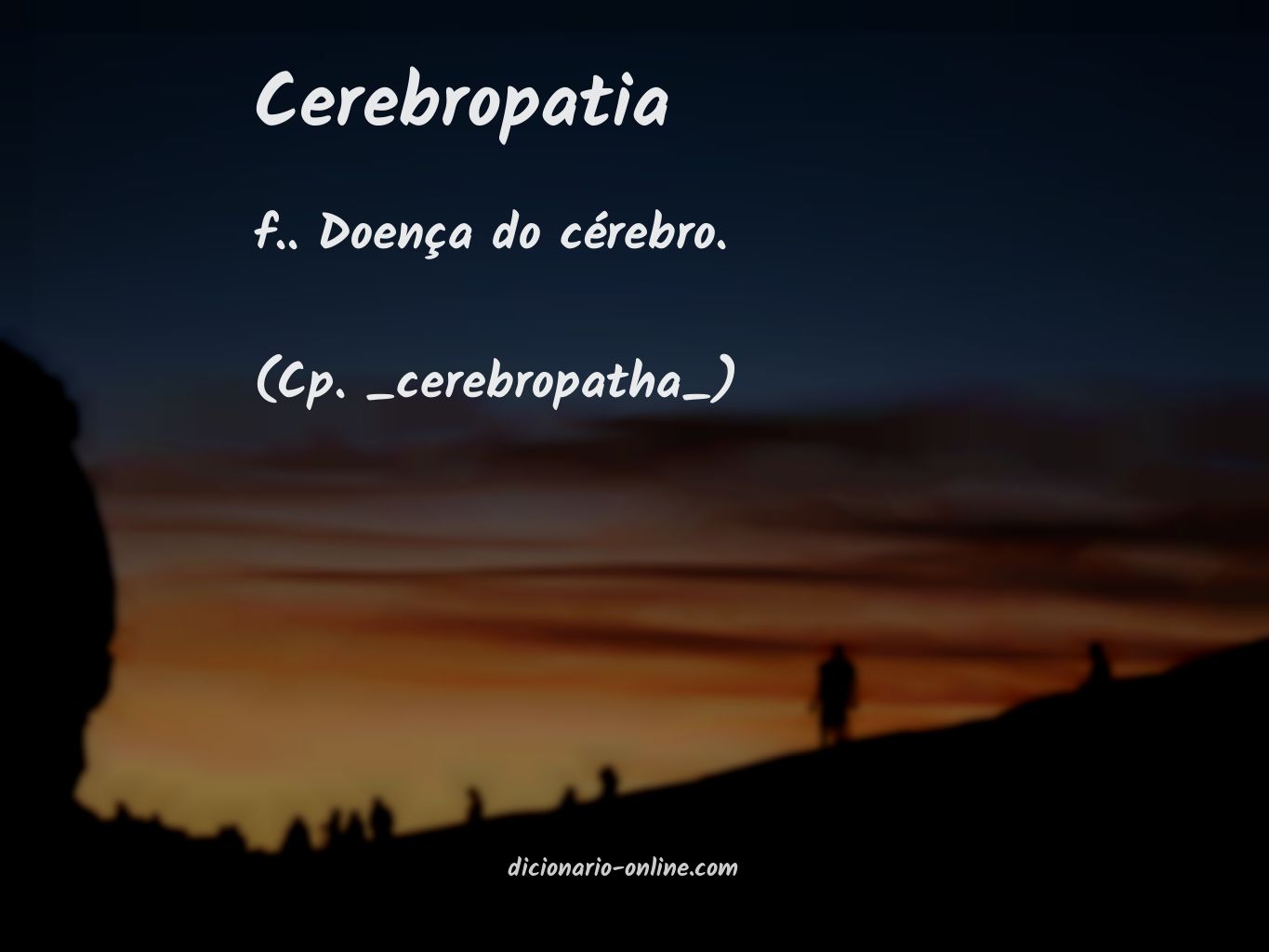 Significado de cerebropatia