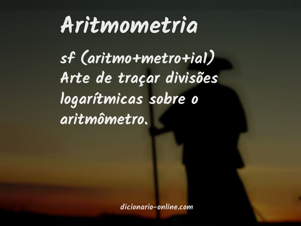 Significado de aritmometria