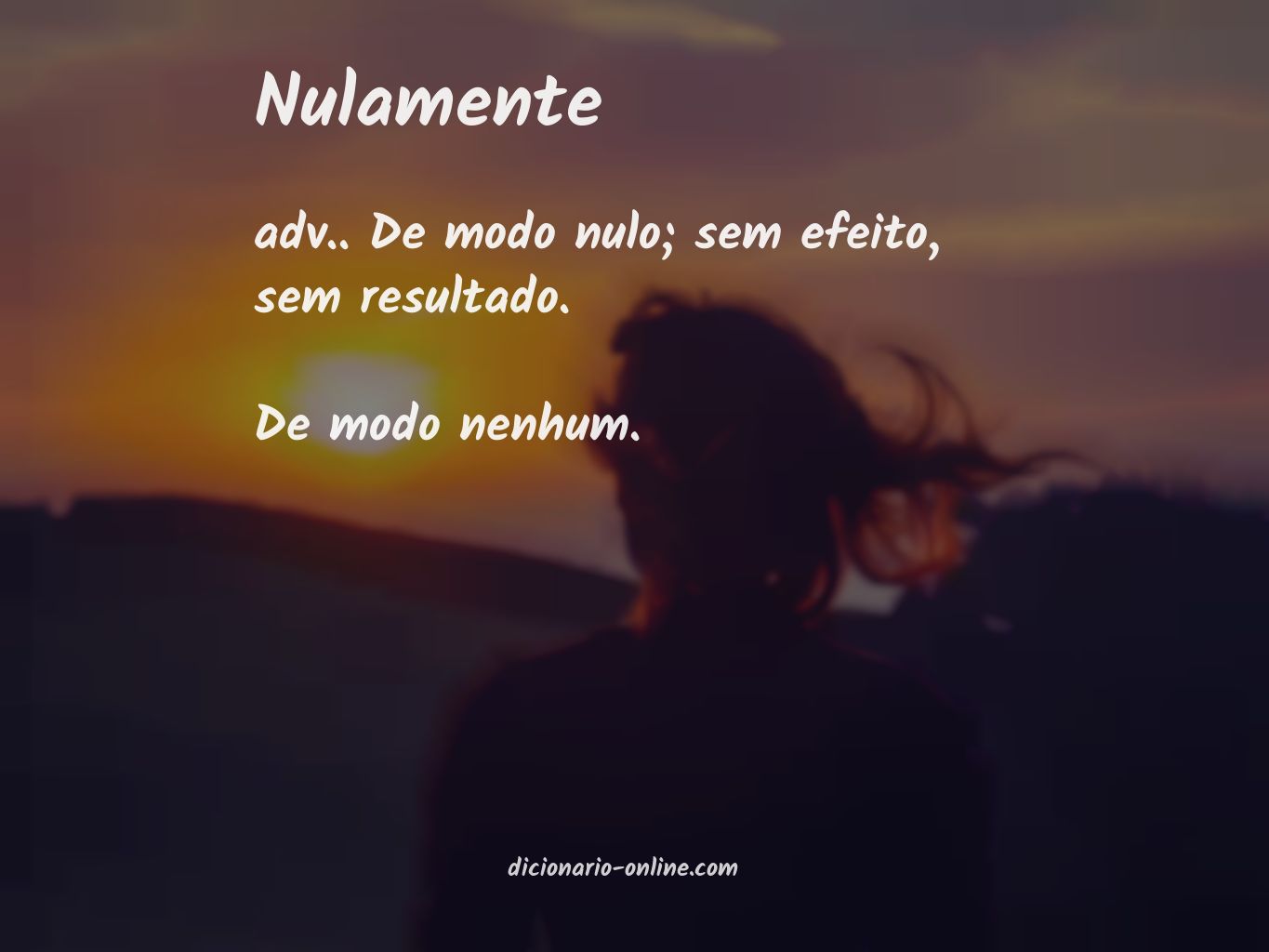 Significado de nulamente