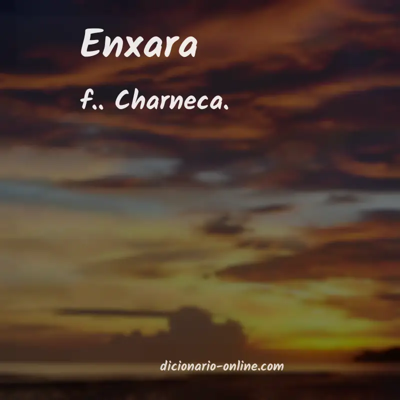 Significado de enxara