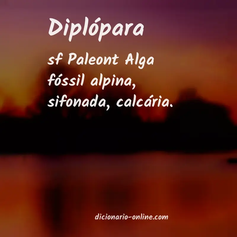 Significado de diplópara