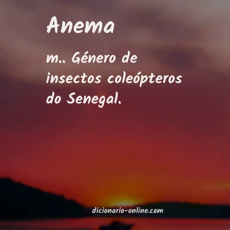 Significado de anema
