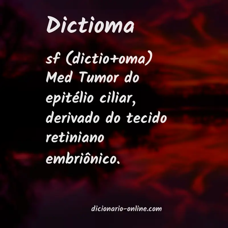 Significado de dictioma