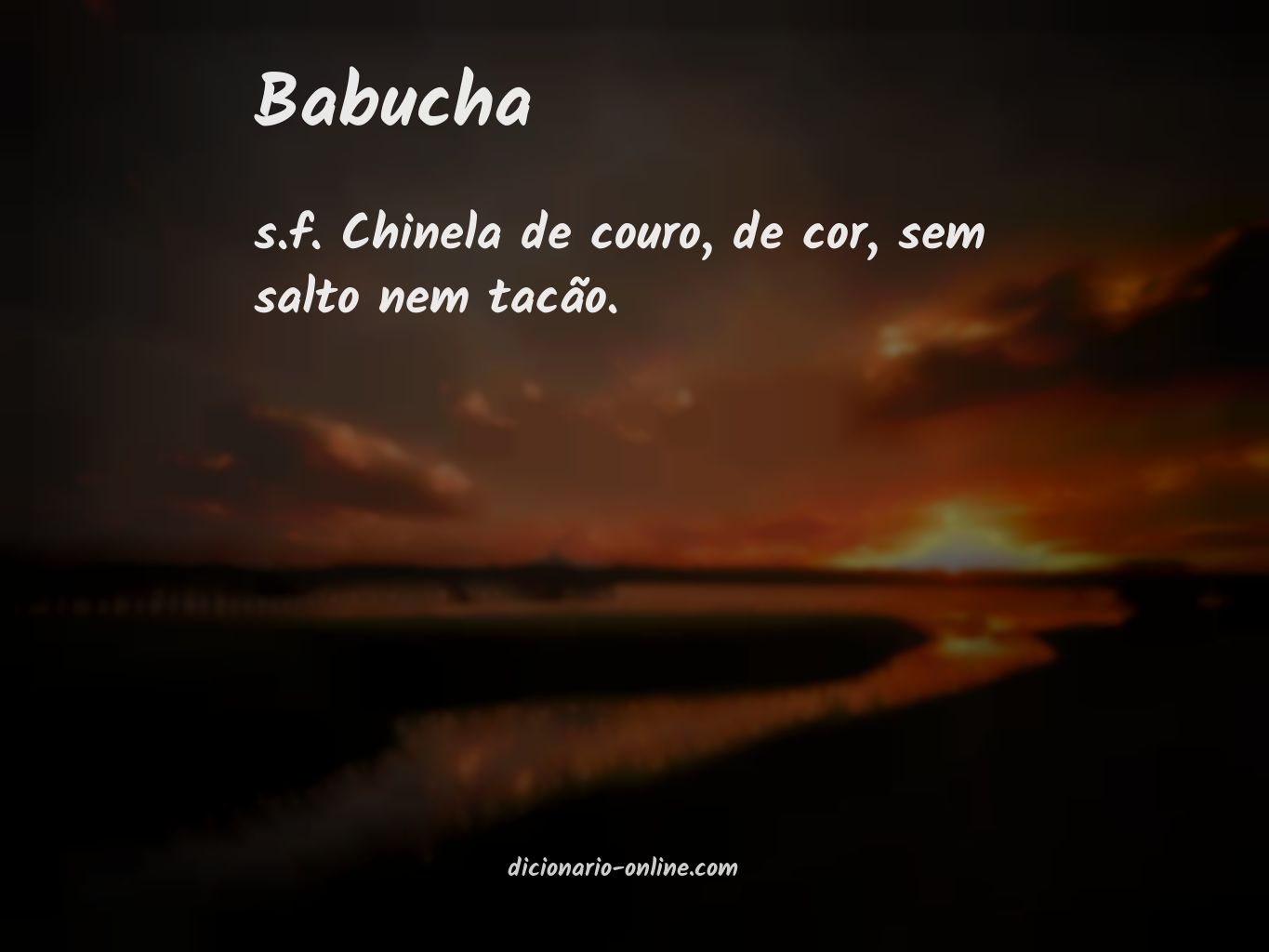 Significado de babucha