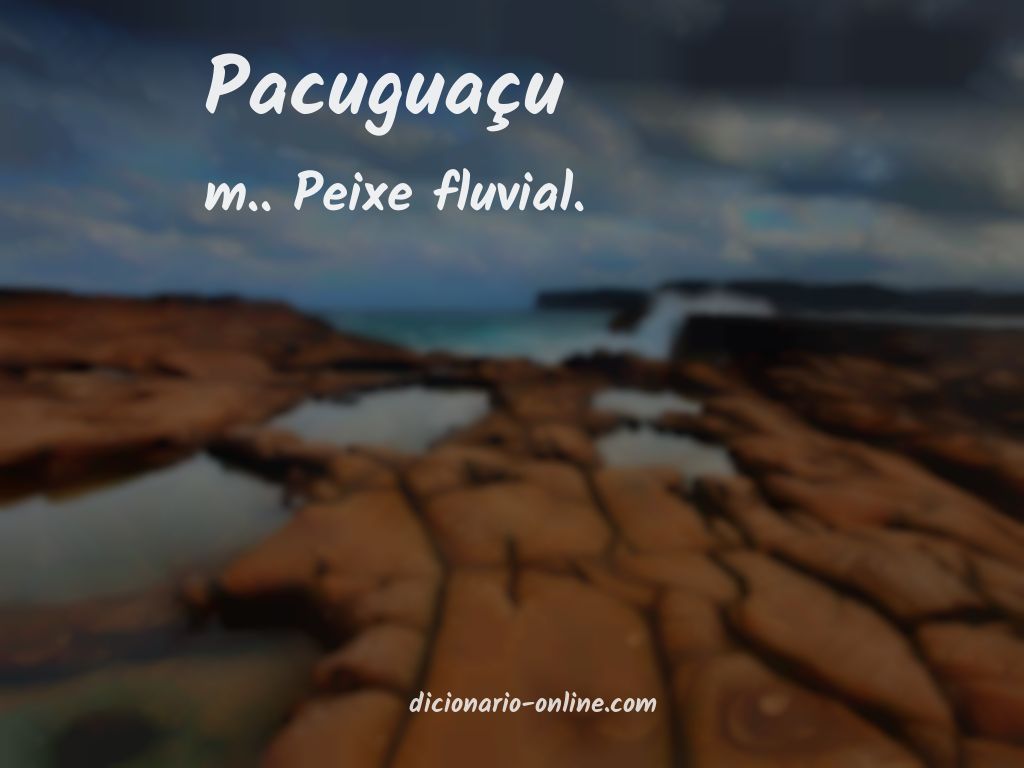 Significado de pacuguaçu