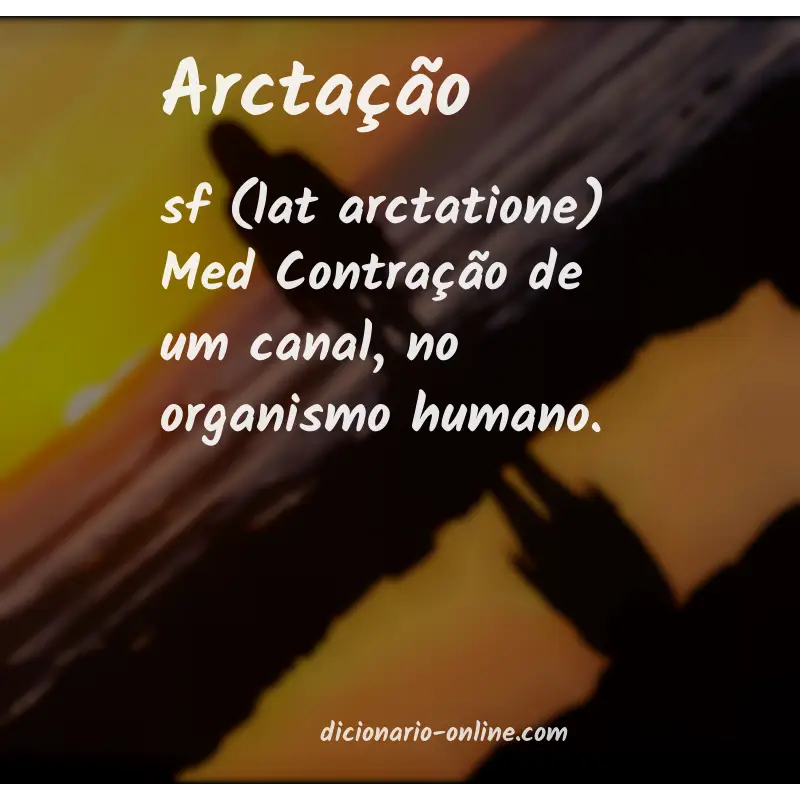 Significado de arctação