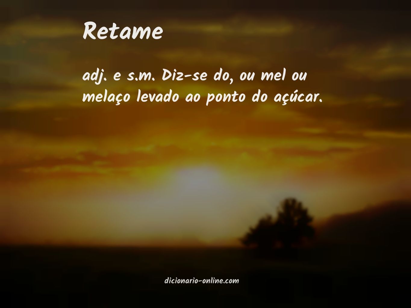 Significado de retame