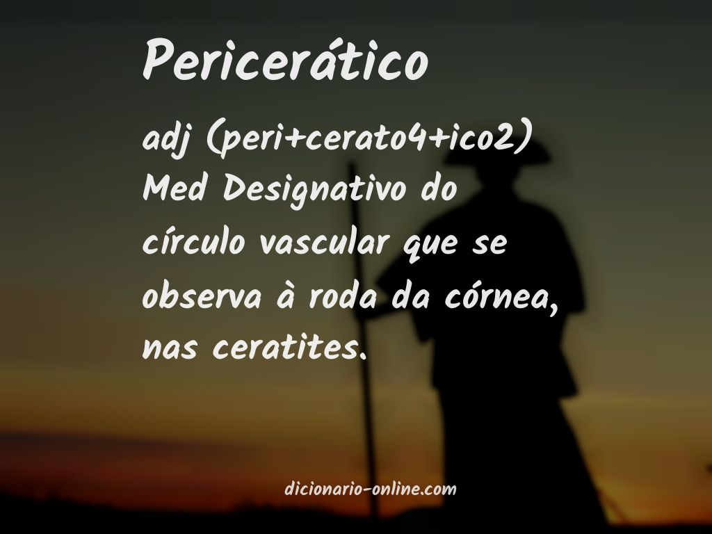 Significado de pericerático