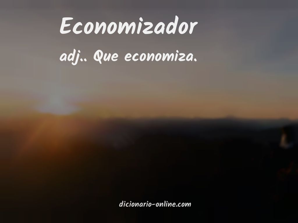 Significado de economizador