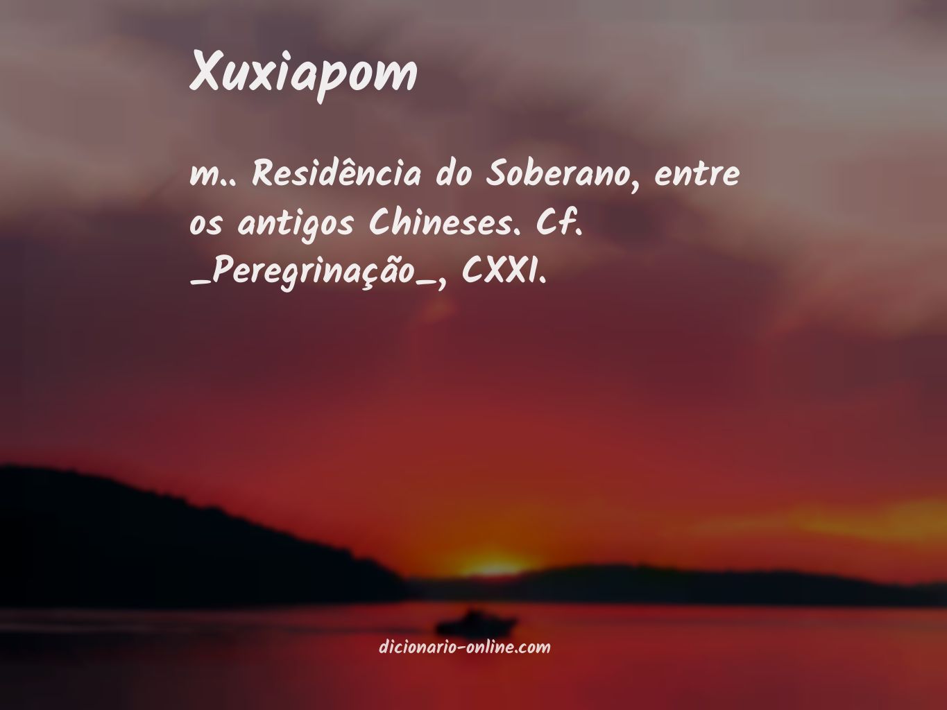 Significado de xuxiapom