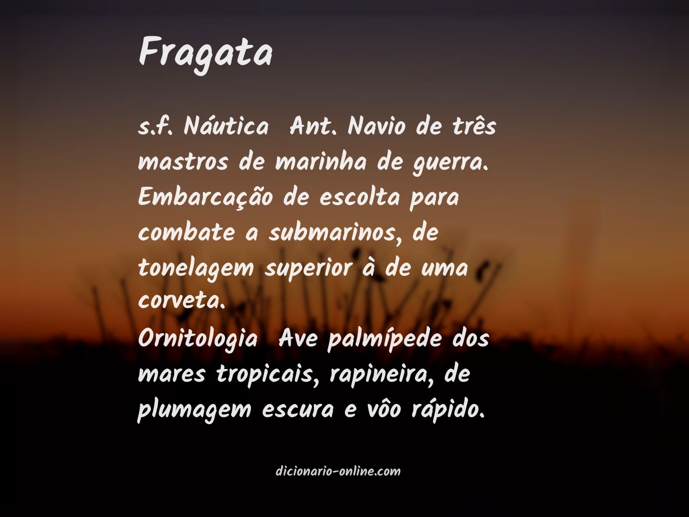 Significado de fragata