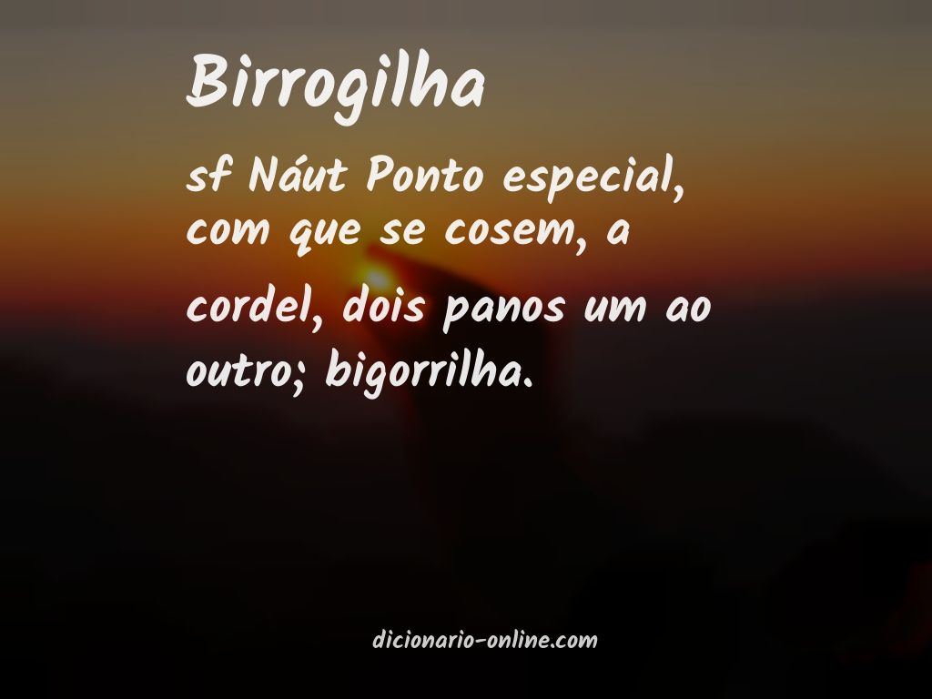 Significado de birrogilha