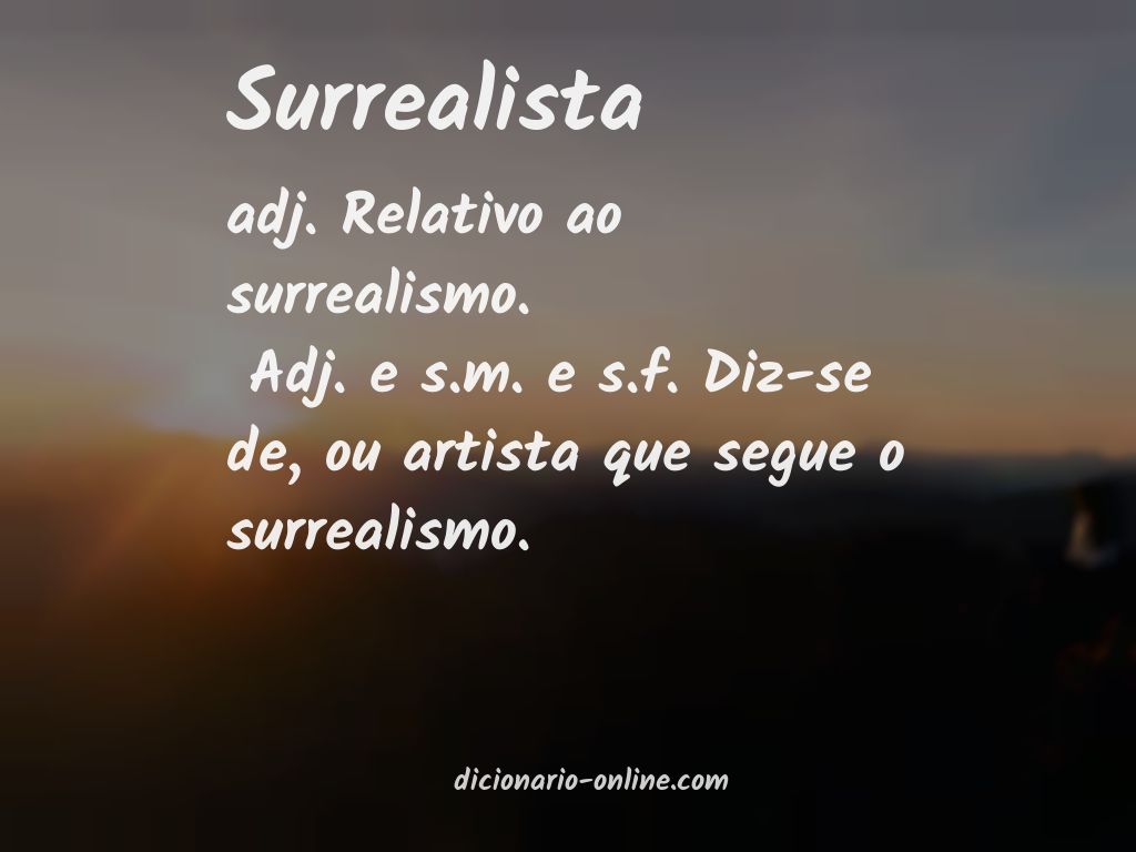 Significado de surrealista