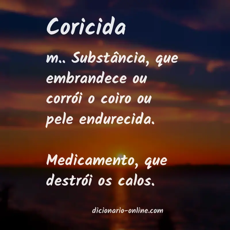 Significado de coricida