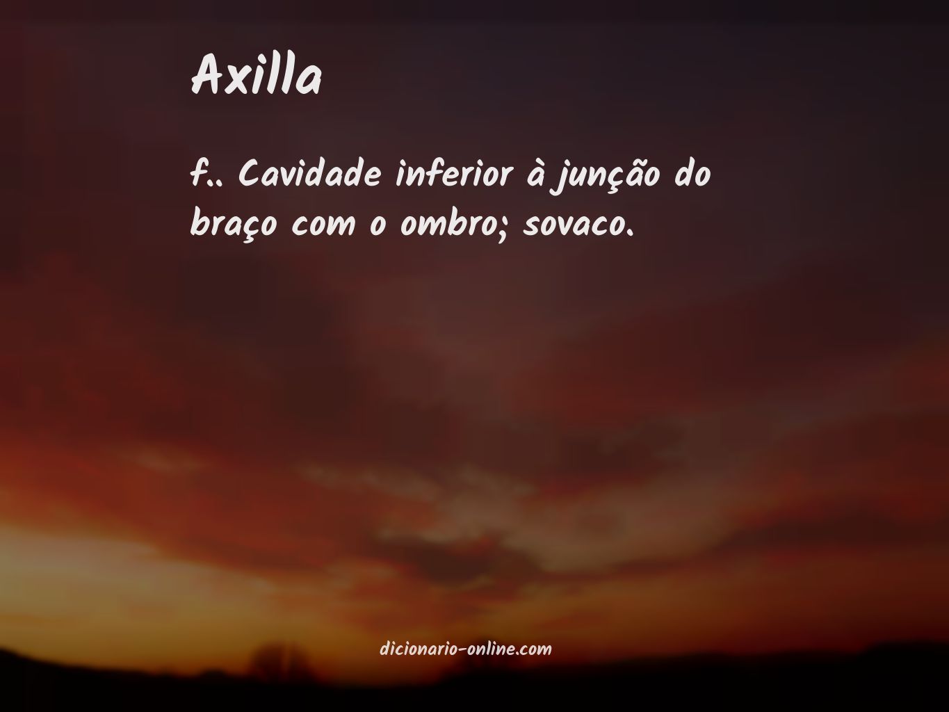 Significado de axilla