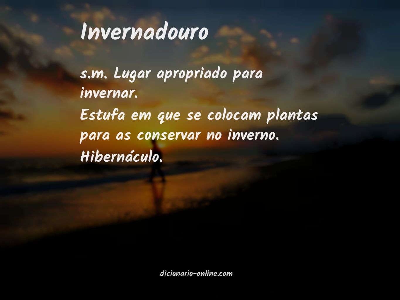 Significado de invernadouro